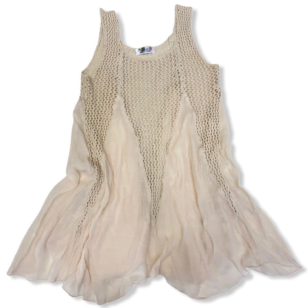BOHO Crochet Tunic Tank